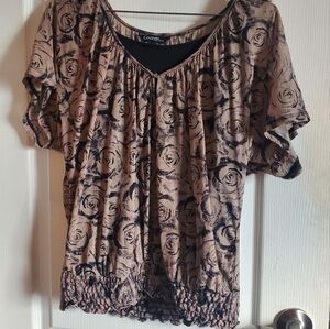 Tan top with Camisole